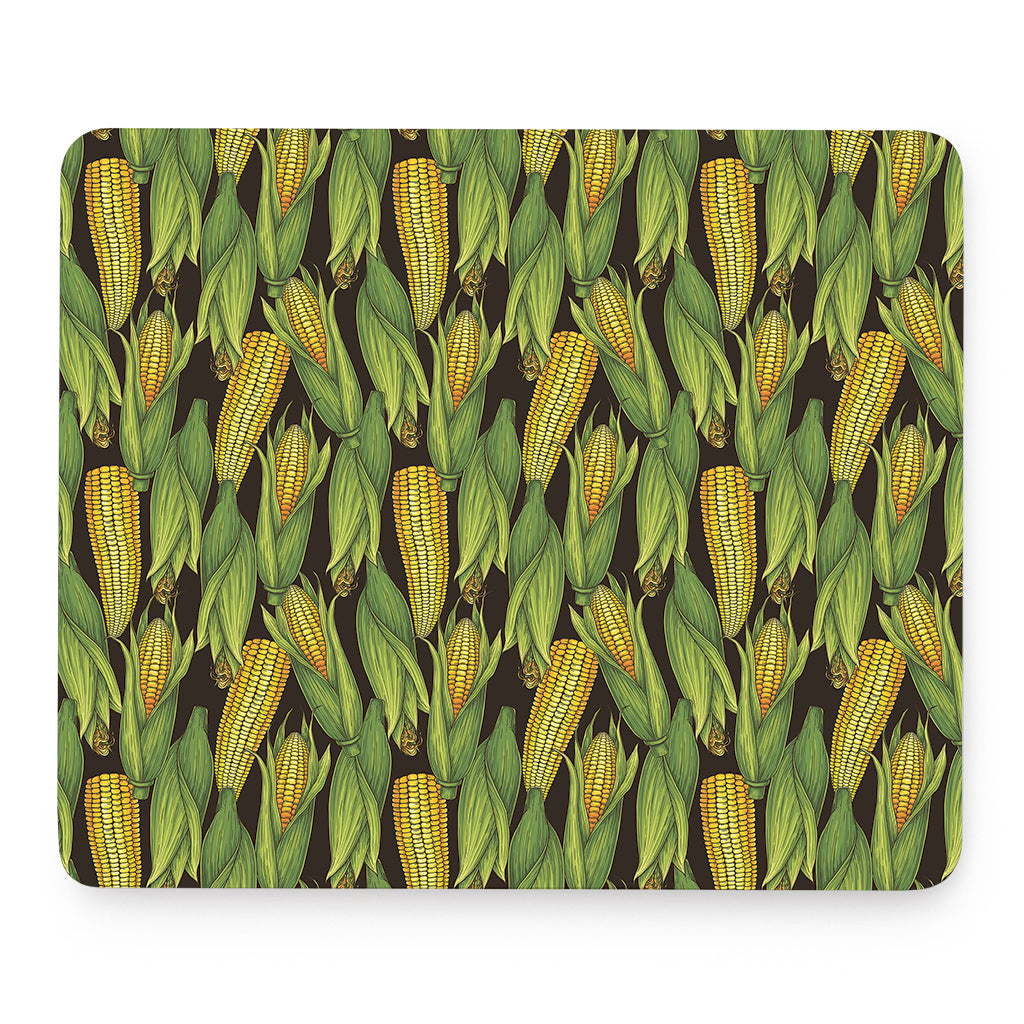 Hand-Drawn Corncob Pattern Print Mouse Pad