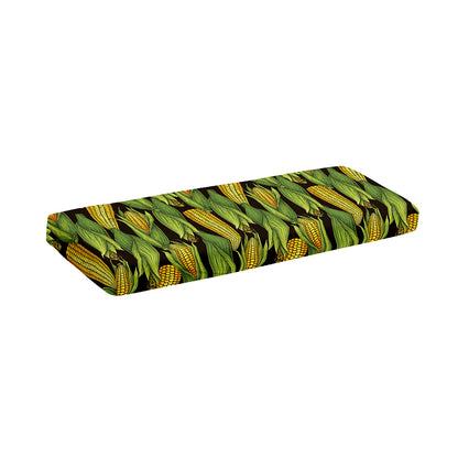 Hand-Drawn Corncob Pattern Print Piano Keyboard Cover