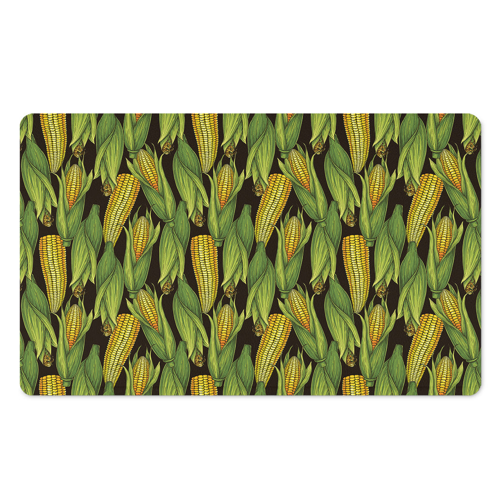 Hand-Drawn Corncob Pattern Print Polyester Doormat