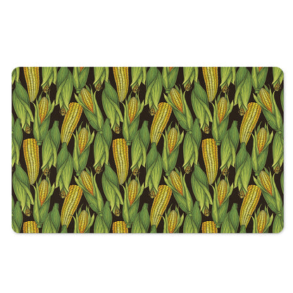 Hand-Drawn Corncob Pattern Print Polyester Doormat