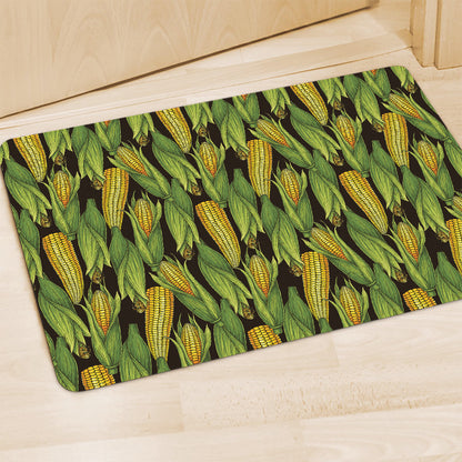 Hand-Drawn Corncob Pattern Print Polyester Doormat
