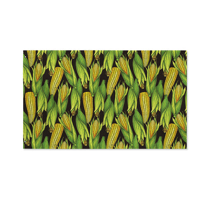 Hand-Drawn Corncob Pattern Print Polyester Flag