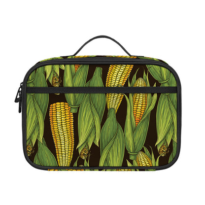 Hand-Drawn Corncob Pattern Print Portable Lunch Bag