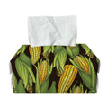 Hand-Drawn Corncob Pattern Print Rectangle Tissue Box Cover