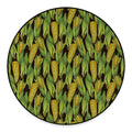 Hand-Drawn Corncob Pattern Print Round Floor Mat