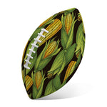 Hand-Drawn Corncob Pattern Print Rugby Ball