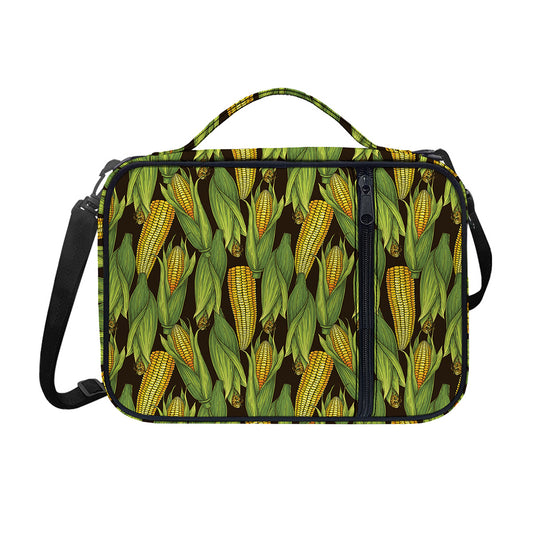 Hand-Drawn Corncob Pattern Print Shoulder Strap Bible Bag
