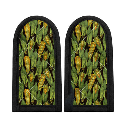 Hand-Drawn Corncob Pattern Print Skillet Handle Cover