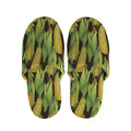Hand-Drawn Corncob Pattern Print Slippers