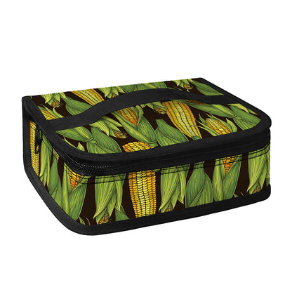 Hand-Drawn Corncob Pattern Print Small Lunch Bag