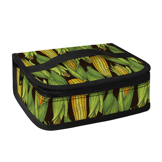 Hand-Drawn Corncob Pattern Print Small Lunch Bag