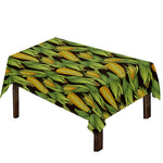 Hand-Drawn Corncob Pattern Print Tablecloth