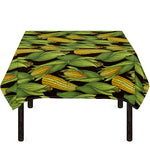 Hand-Drawn Corncob Pattern Print Tablecloth