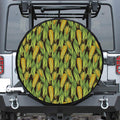 Hand-Drawn Corncob Pattern Print Tire Cover