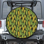 Hand-Drawn Corncob Pattern Print Tire Cover