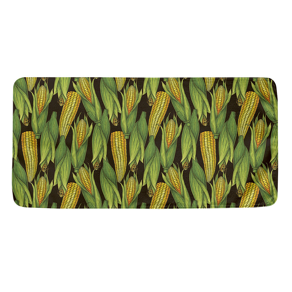 Hand-Drawn Corncob Pattern Print Towel