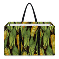 Hand-Drawn Corncob Pattern Print Utility Tote Bag