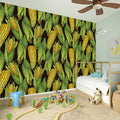 Hand-Drawn Corncob Pattern Print Wall Sticker