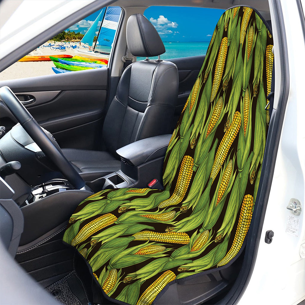Hand-Drawn Corncob Pattern Print Waterproof Car Seat Cover