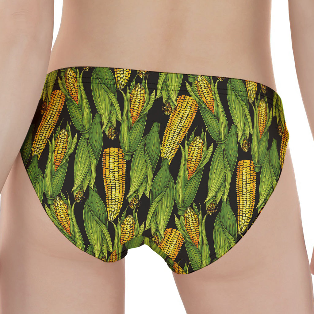 Hand-Drawn Corncob Pattern Print Women's Panties