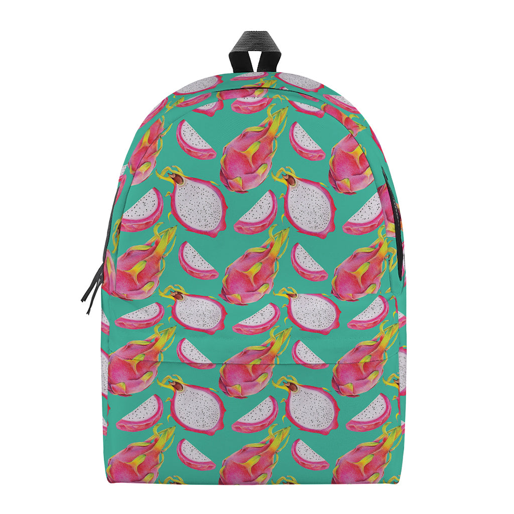 Hand Drawn Dragon Fruit Pattern Print Backpack