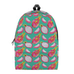 Hand Drawn Dragon Fruit Pattern Print Backpack