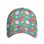 Hand Drawn Dragon Fruit Pattern Print Baseball Cap