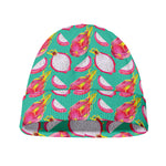 Hand Drawn Dragon Fruit Pattern Print Beanie