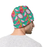 Hand Drawn Dragon Fruit Pattern Print Beanie