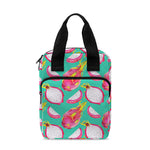 Hand Drawn Dragon Fruit Pattern Print Bible Tote Bag