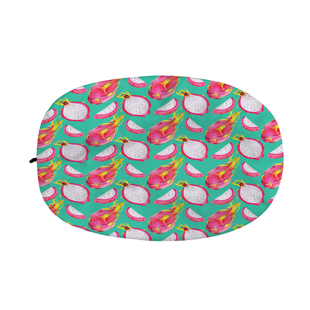 Hand Drawn Dragon Fruit Pattern Print Car Side Mirror Covers