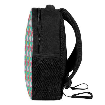 Hand Drawn Dragon Fruit Pattern Print Casual Backpack