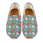 Hand Drawn Dragon Fruit Pattern Print Casual Shoes