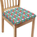 Hand Drawn Dragon Fruit Pattern Print Chair Cushion Cover