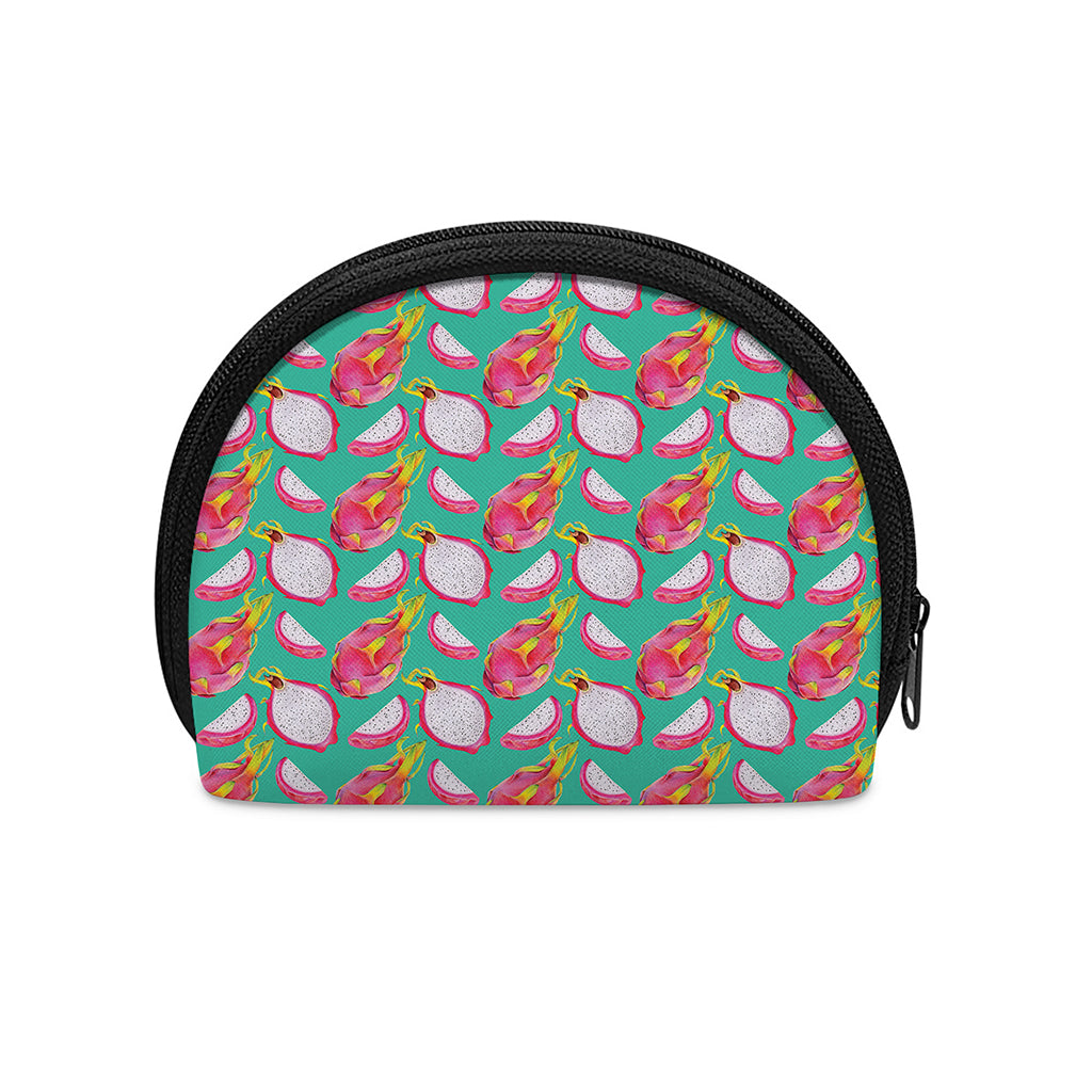 Hand Drawn Dragon Fruit Pattern Print Coin Purse