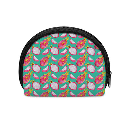 Hand Drawn Dragon Fruit Pattern Print Coin Purse
