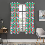 Hand Drawn Dragon Fruit Pattern Print Curtain