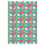 Hand Drawn Dragon Fruit Pattern Print Curtain