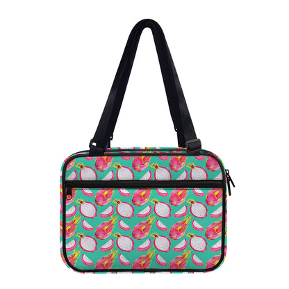 Hand Drawn Dragon Fruit Pattern Print Double Strap Bible Bag