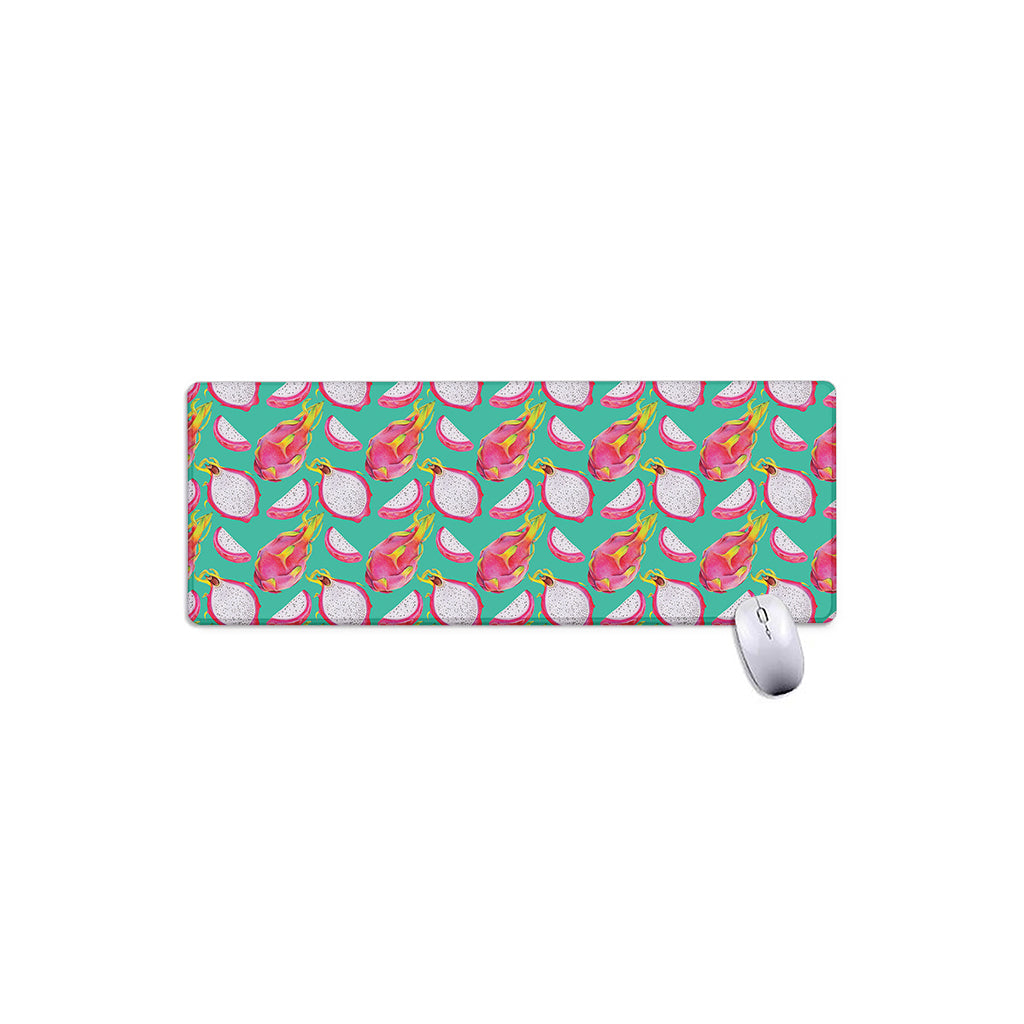 Hand Drawn Dragon Fruit Pattern Print Extended Mouse Pad