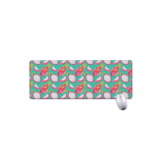 Hand Drawn Dragon Fruit Pattern Print Extended Mouse Pad