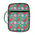 Hand Drawn Dragon Fruit Pattern Print Front Pocket Bible Bag
