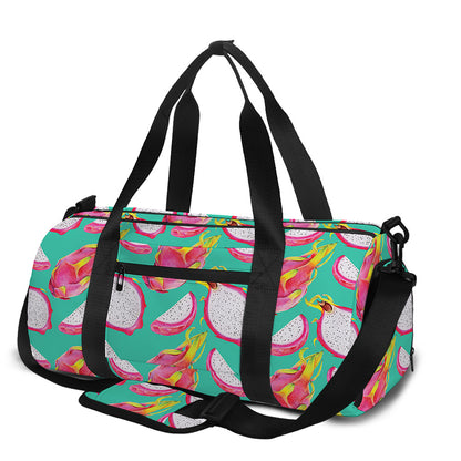 Hand Drawn Dragon Fruit Pattern Print Gym Bag