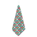 Hand Drawn Dragon Fruit Pattern Print Hand Towel