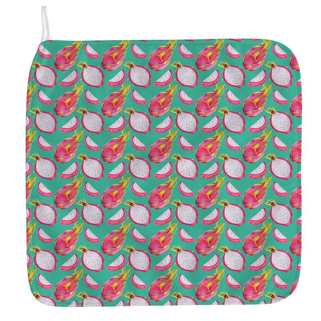Hand Drawn Dragon Fruit Pattern Print Hand Towel