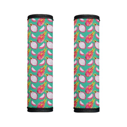 Hand Drawn Dragon Fruit Pattern Print Handle Covers