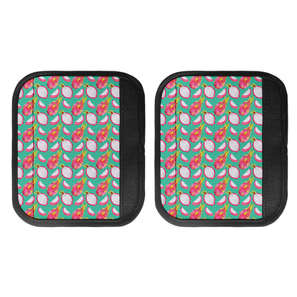 Hand Drawn Dragon Fruit Pattern Print Handle Covers