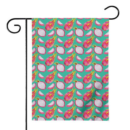 Hand Drawn Dragon Fruit Pattern Print House Flag