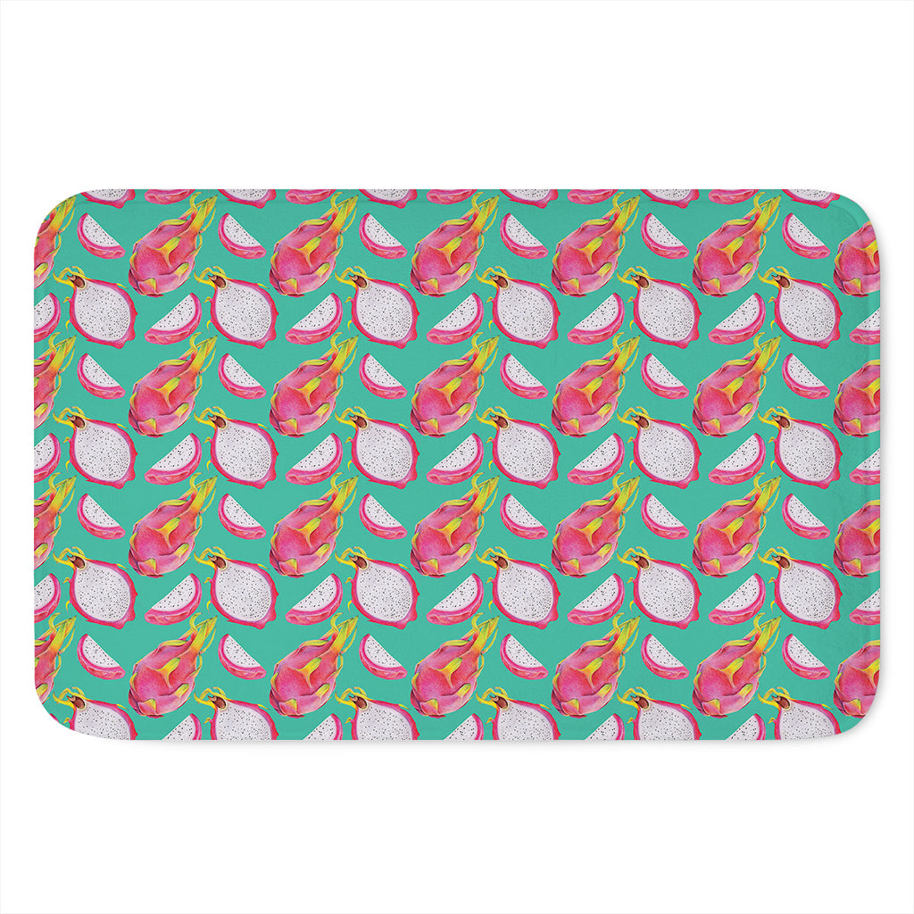 Hand Drawn Dragon Fruit Pattern Print Indoor Door Mat