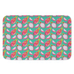 Hand Drawn Dragon Fruit Pattern Print Indoor Door Mat